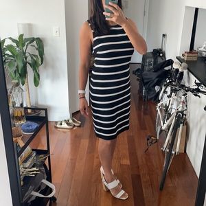 Premise Size 8 Black and White Striped Dress